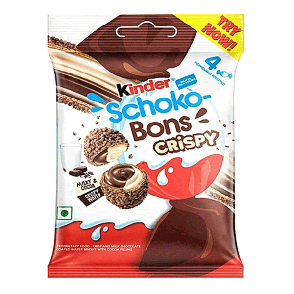 Kinder Schoko-Bons Crispy Milk And Cocoa Flavor 22.4 gm